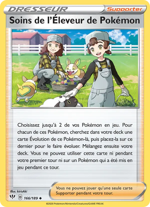 Soins de l'Éleveur de Pokémon #166 — Ténèbres Embrasées