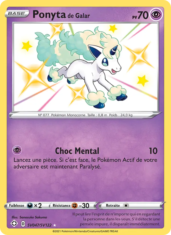 Ponyta de Galar #SV047