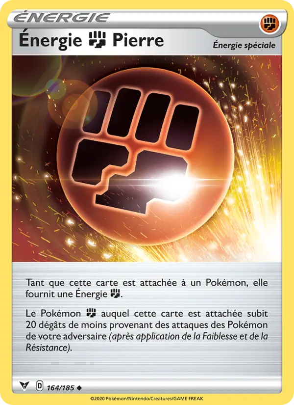 Énergie Fighting Pierre #164 — Voltage Éclatant