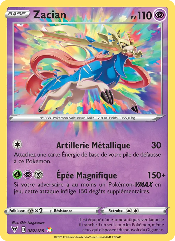 Zacian #82 — Voltage Éclatant