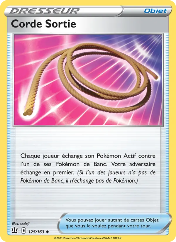 Corde Sortie #125
