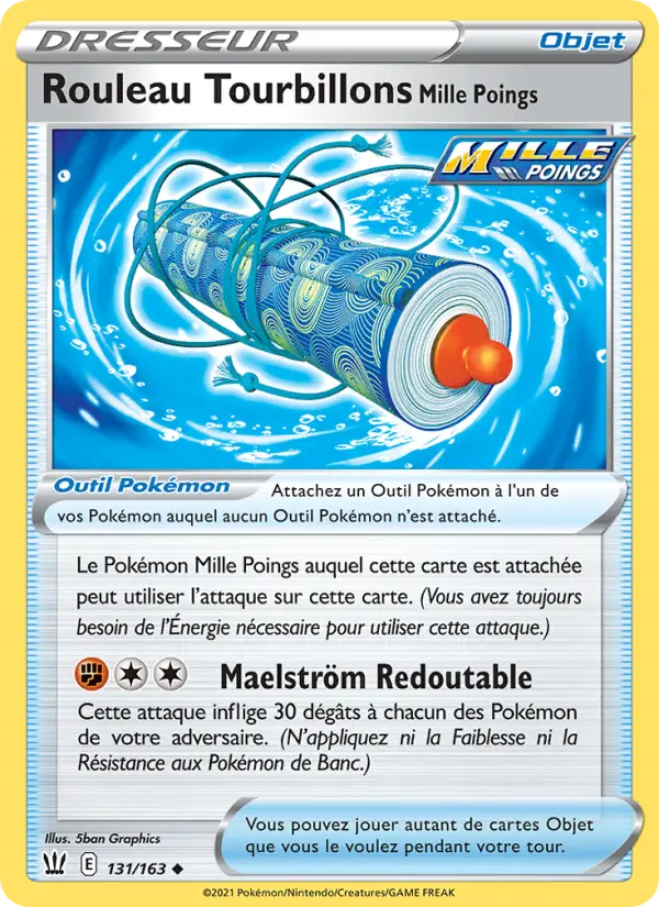 Rouleau Tourbillons Mille Poings #131 — Styles de combat