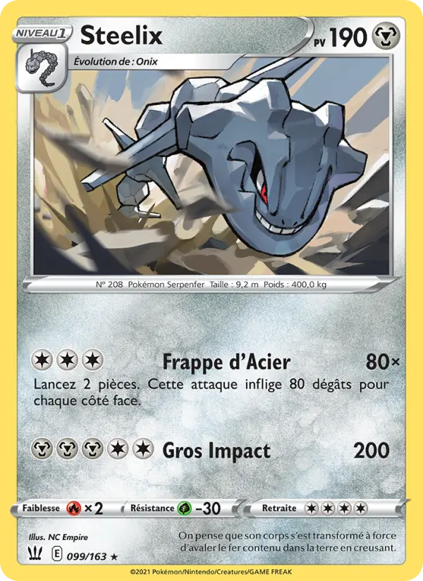 Steelix #99 — Styles de combat