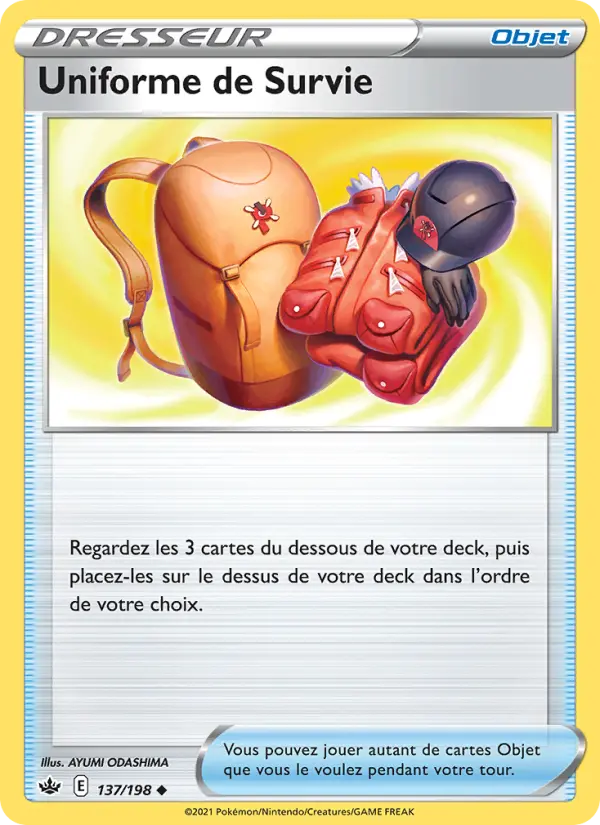 Uniforme de Survie #137 — Règne de Glace (Reverse Holo)