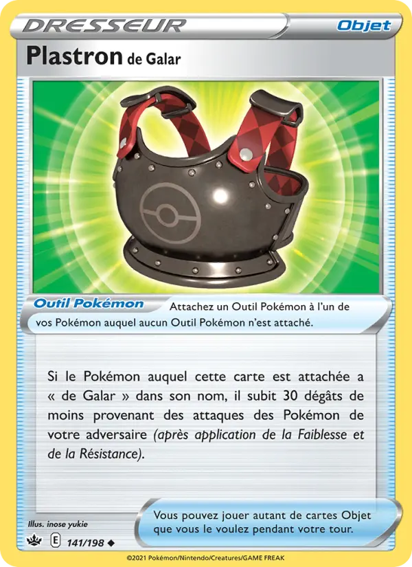 Plastron de Galar #141 — Règne de Glace