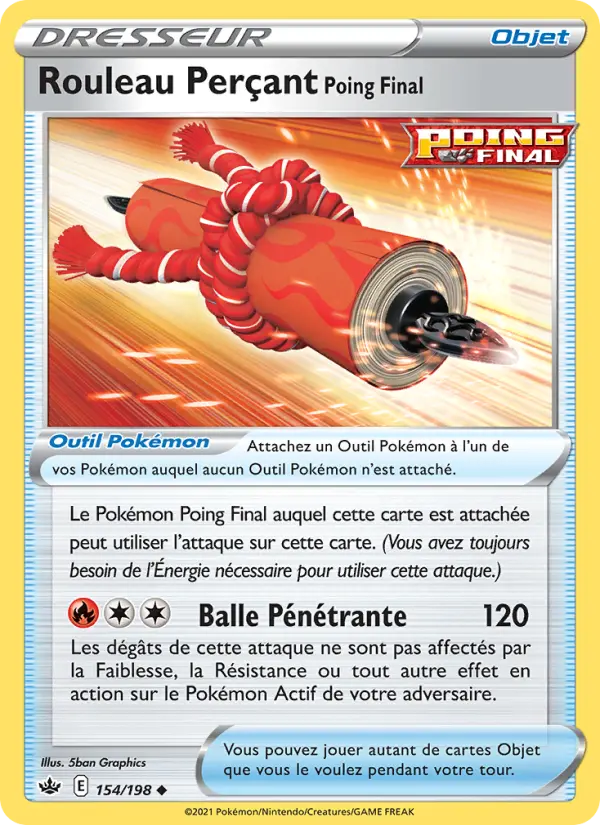 Rouleau Perçant Poing Final #154 — Règne de Glace