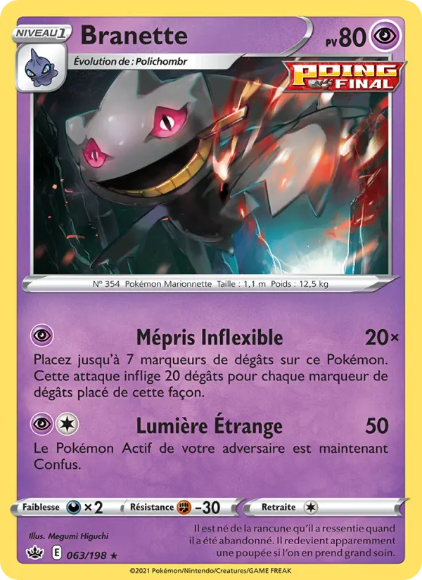 Branette #063 — Règne de Glace (Reverse Holo)