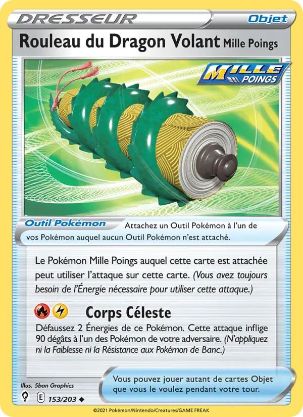 Rouleau du Dragon Volant Mille Poings #153