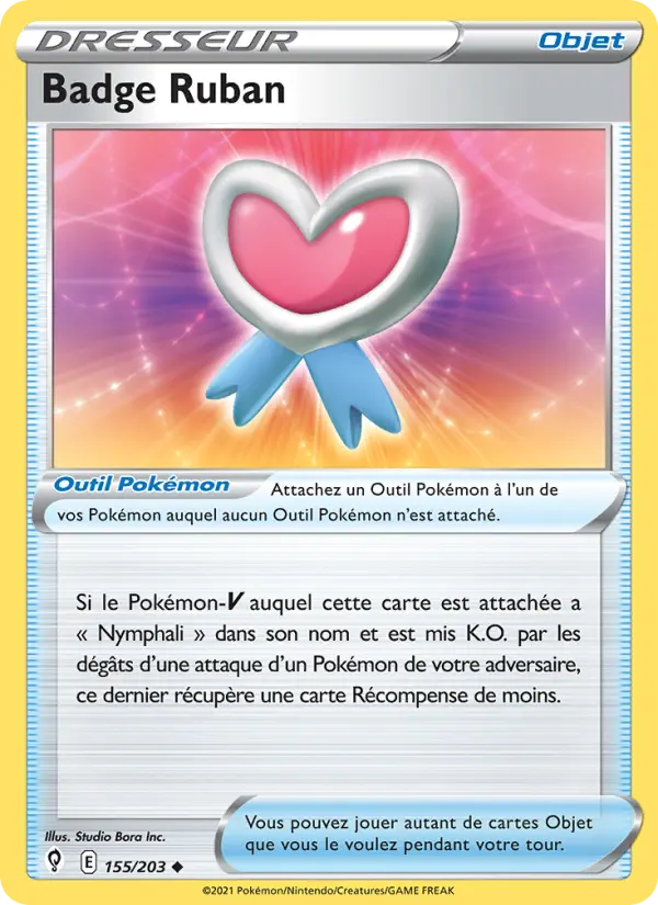 Badge Ruban #155 — Évolution Céleste (Reverse Holo)