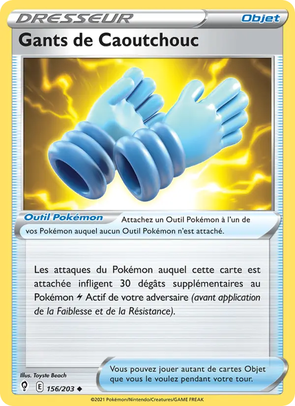 Gants de Caoutchouc #156 — Évolution Céleste (Reverse Holo)