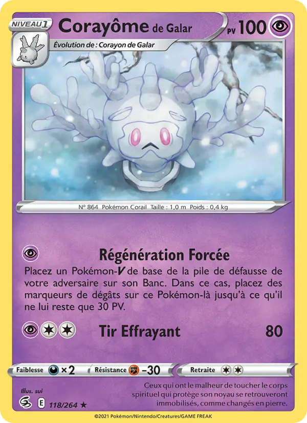 Corayôme de Galar #118 — Poing de Fusion
