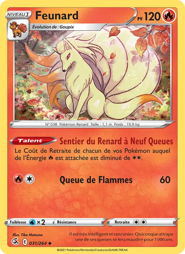 Feunard #031 — Poing de Fusion (Reverse Holo)