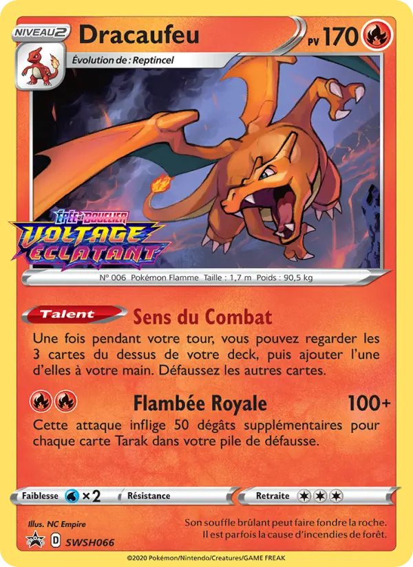 Dracaufeu #066 — Promo SWSH