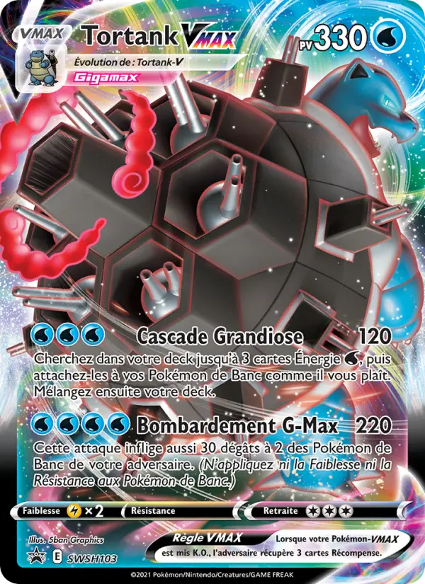 Tortank VMAX #103 — Promo SWSH