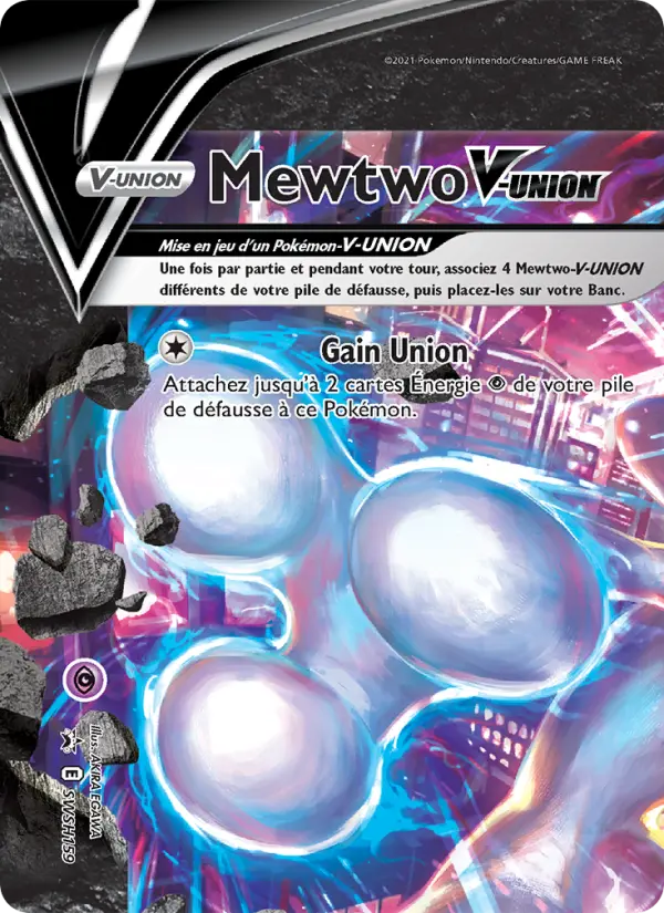 Mewtwo V-UNION #159 — Promo SWSH