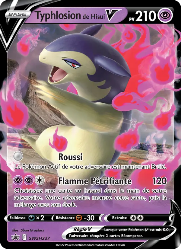 Typhlosion de Hisui V #237 — Promo SWSH