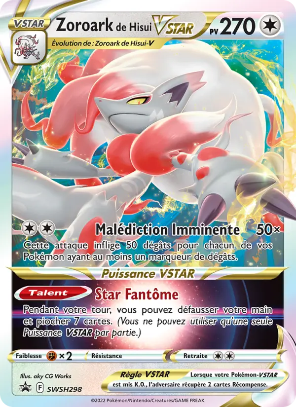 Zoroark de Hisui VSTAR #298
