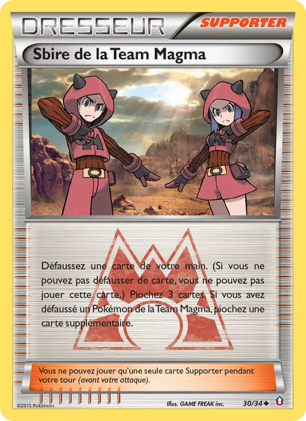 Sbire de la Team Magma #30 — Double Danger (Reverse Holo)