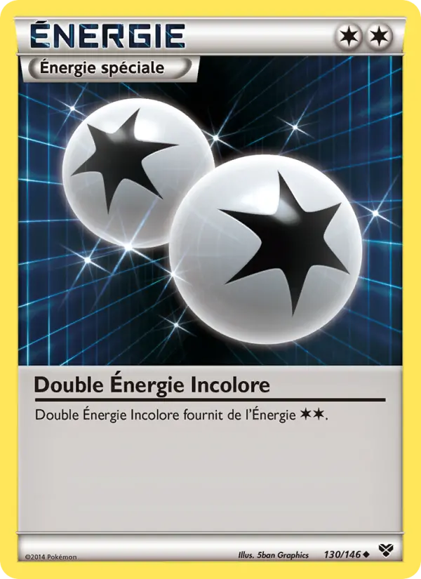 Double Énergie Incolore #130 — XY