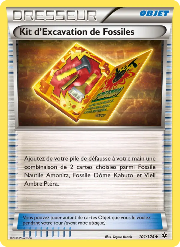 Kit d'Excavation de Fossiles #101 — Impact des Destins (Reverse Holo)