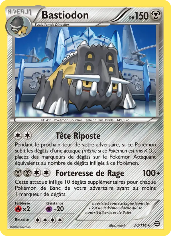 Bastiodon #70 — Offensive Vapeur (Reverse Holo)