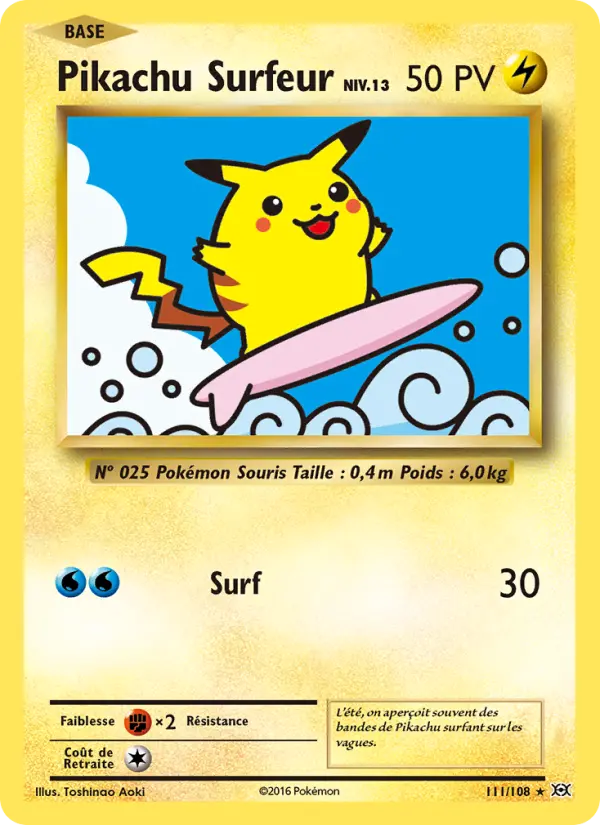 Pikachu surfeur #111