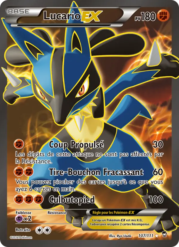 Lucario ex #107