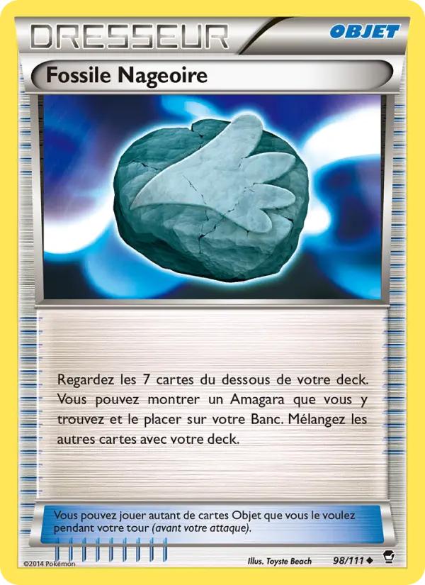 Fossile Nageoire #98 — Poings Furieux (Reverse Holo)