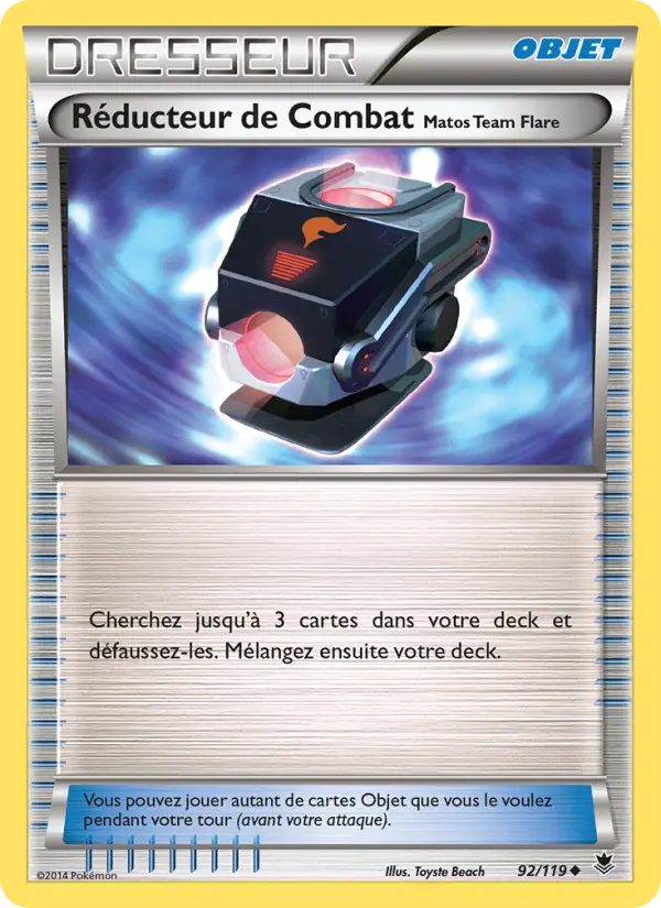 Réducteur de Combat Matos Team Flare #92 — Vigueur Spectrale