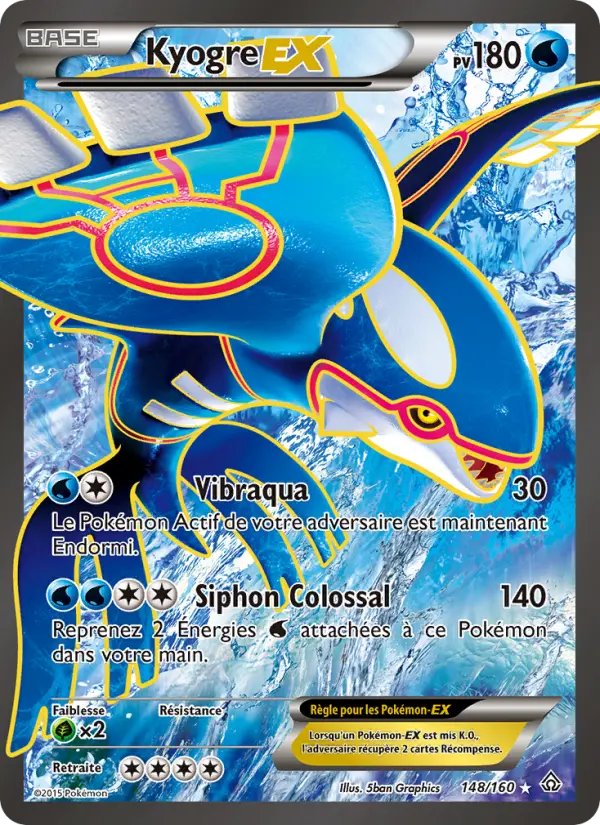 Kyogre EX #148 — Primo-Choc
