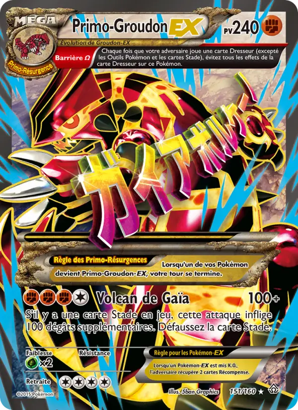 Primo-Groudon EX #151 — Primo-Choc
