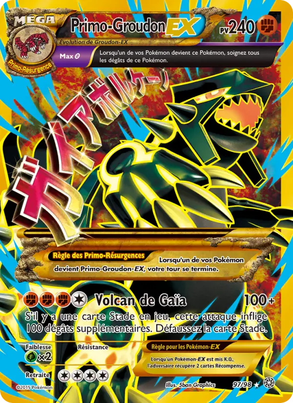 Primo-Groudon EX #97