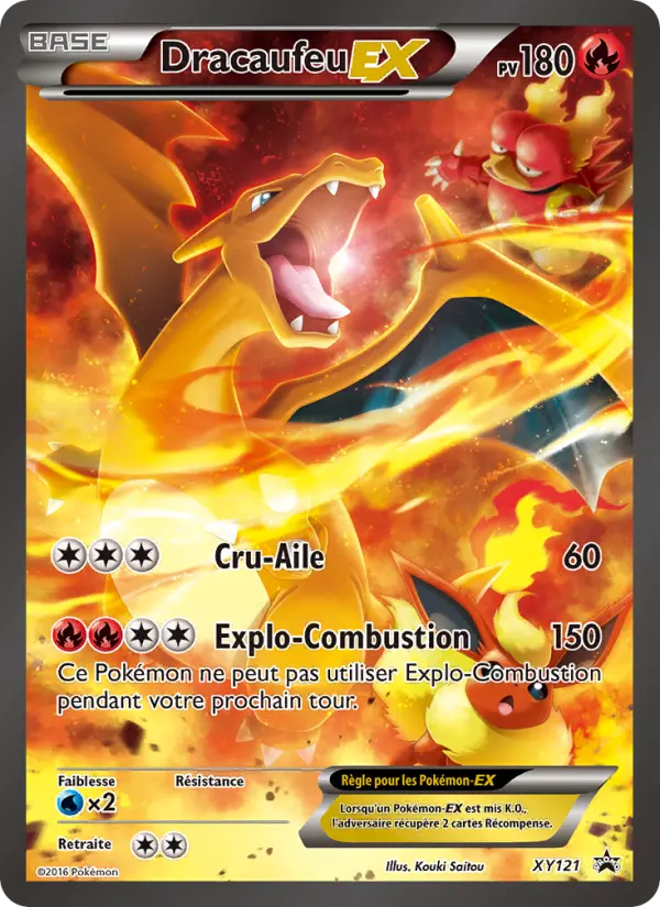 Dracaufeu EX #121 — Promo XY