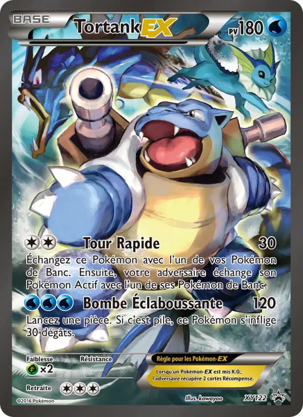Tortank EX #122 — Promo XY