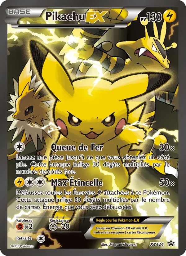 Pikachu ex #124