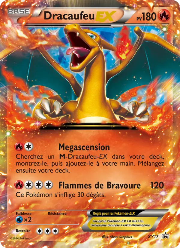 Dracaufeu EX #17 — Promo XY