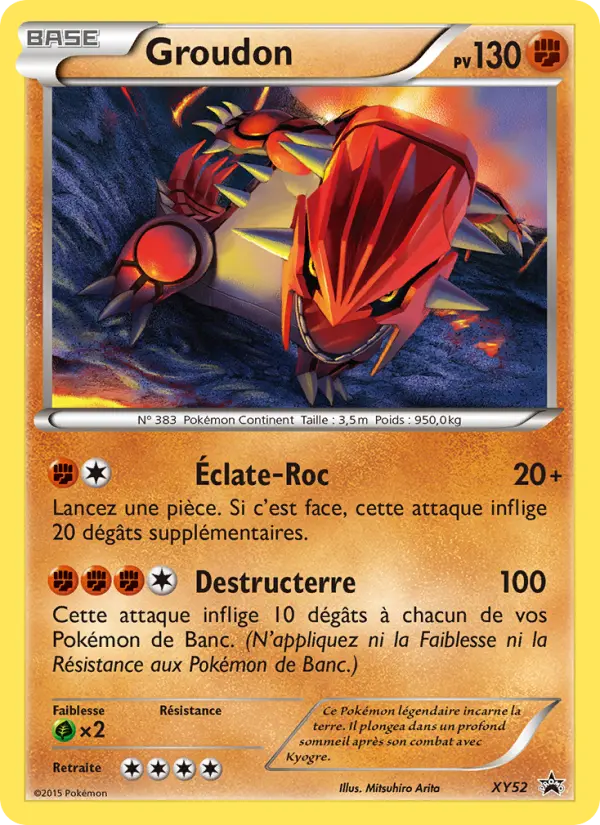 Groudon #52 — Promo XY