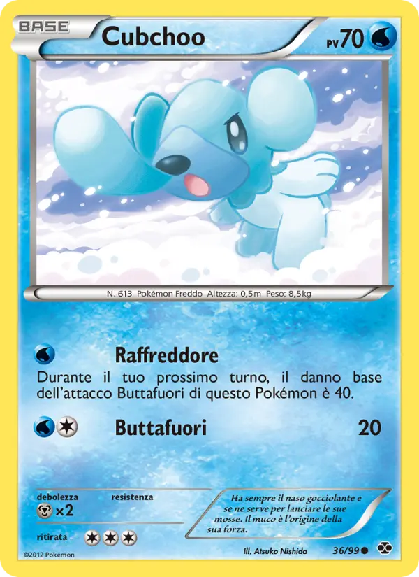 Cubchoo #36 — Destini Futuri (Reverse Holo)
