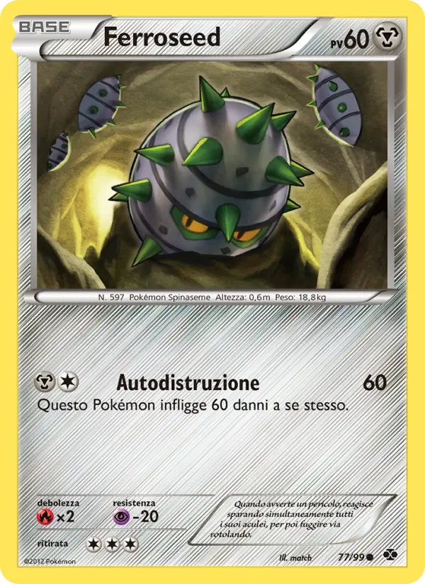 Ferroseed #77 — Destini Futuri (Reverse Holo)