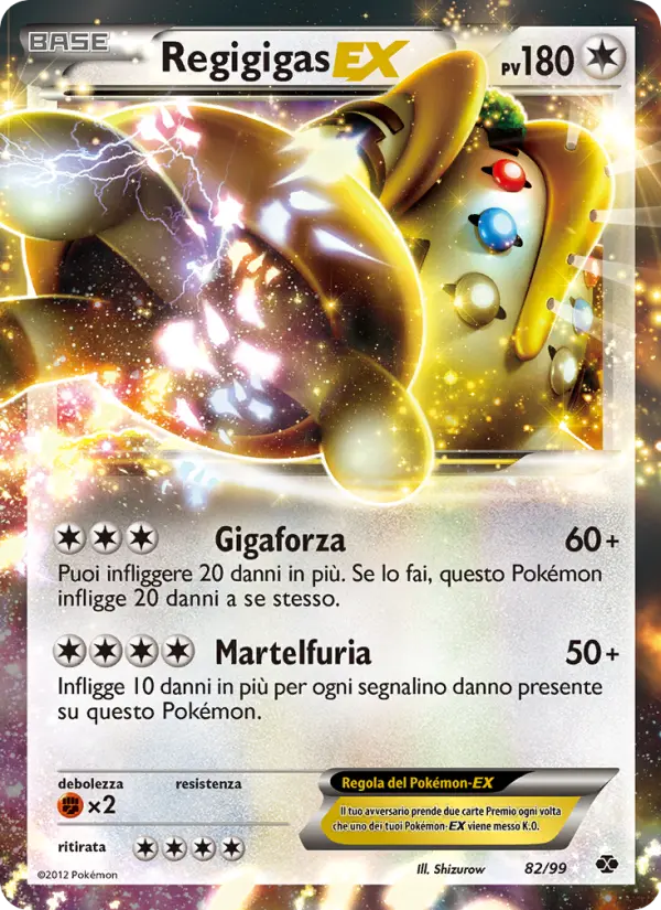 Regigigas-EX #82 — Destini Futuri