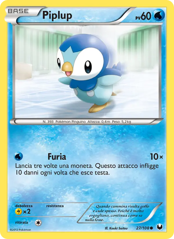 Piplup #27 — Esploratori delle Tenebre (Reverse Holo)