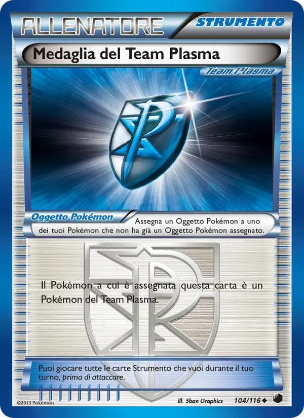 Medaglia Team Plasma #104 — Glaciazione Plasma
