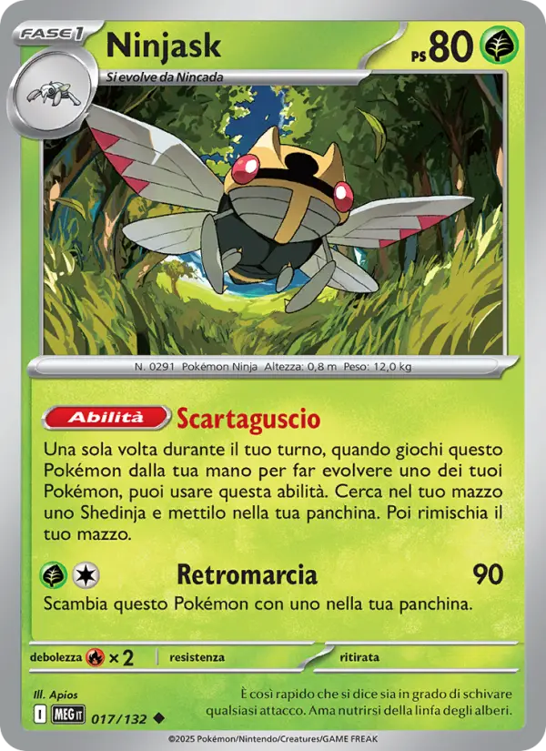 Ninjask #017
