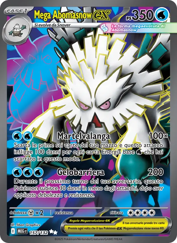 Mega Abomasnow ex #157