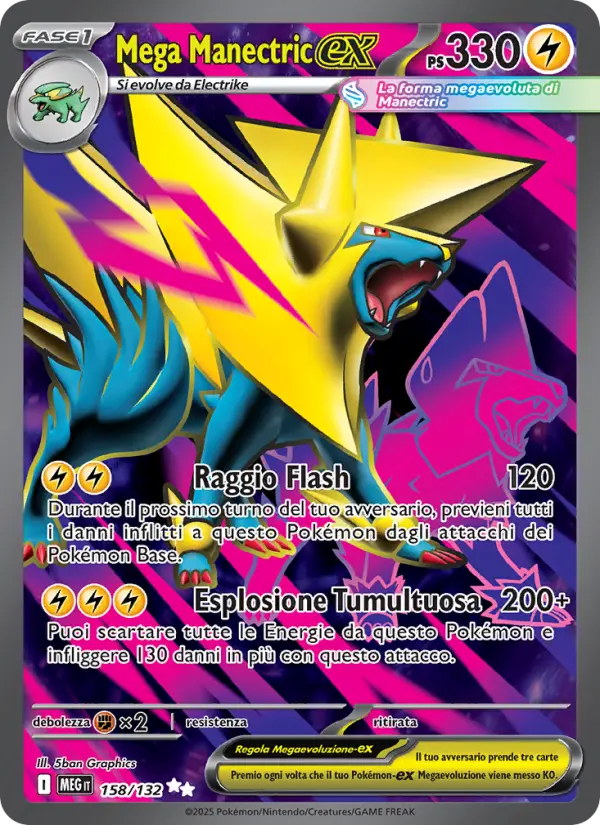 Mega Manectric ex #158