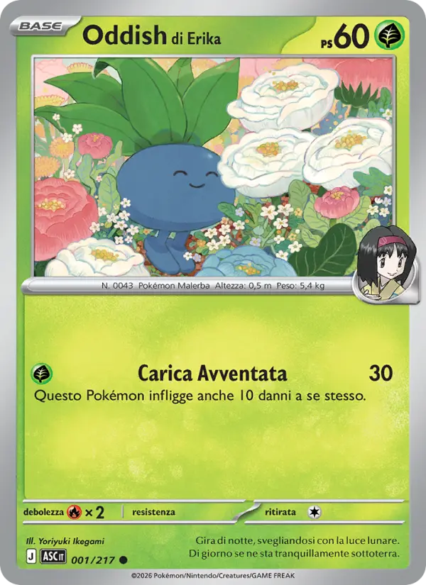 Erika's Oddish #001