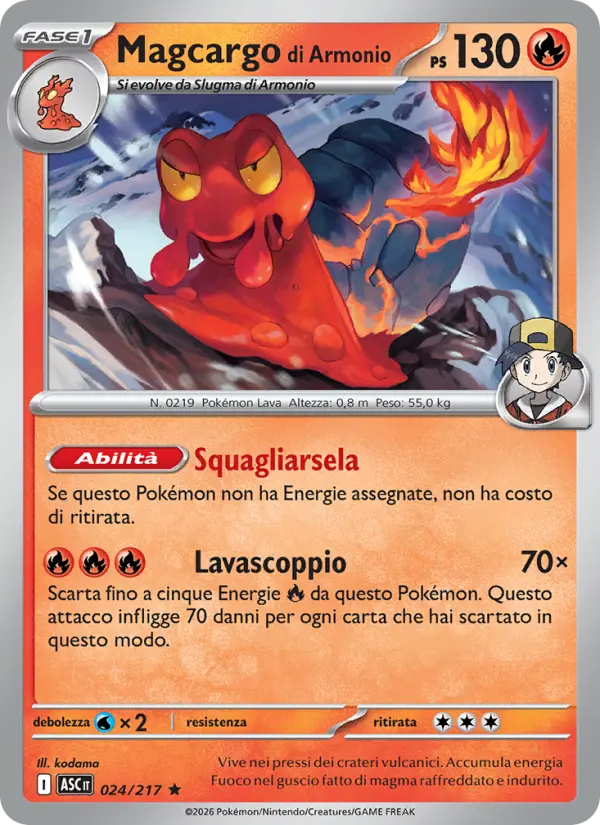 Magcargo di Armonio #024