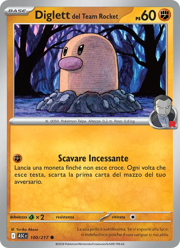 Diglett del Team Rocket #100 — Ascesa Eroica