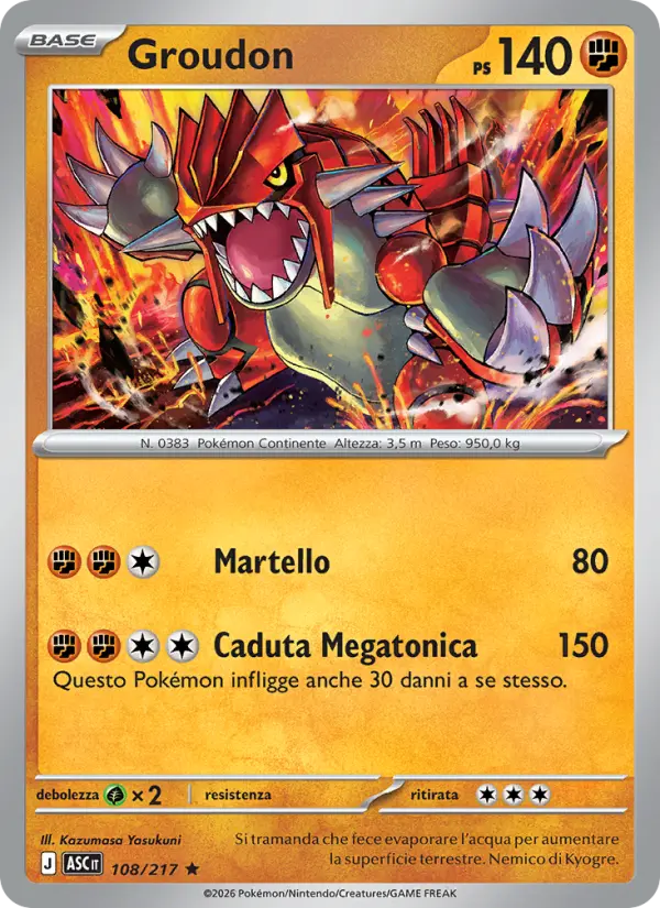 Groudon #108