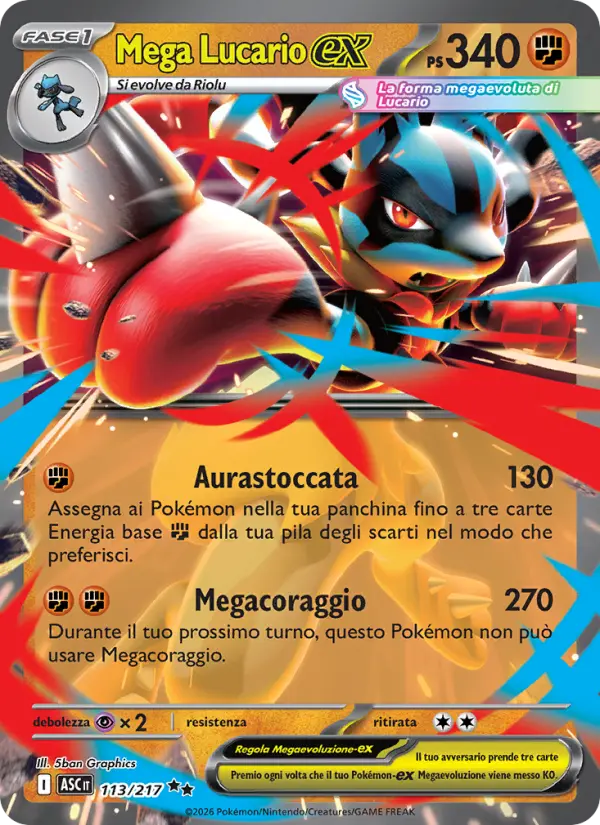 Mega Lucario ex #113